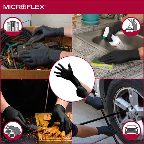 Microflex Onyx N64 Nitrile Gloves - Walmart