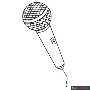 Microphone coloring pages Coloring pages to download and print