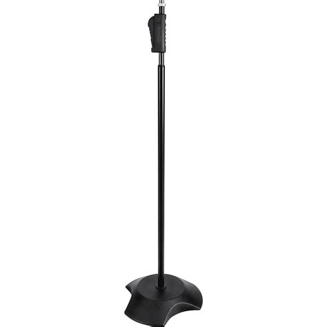 Microphone on stand with round base - Blender …