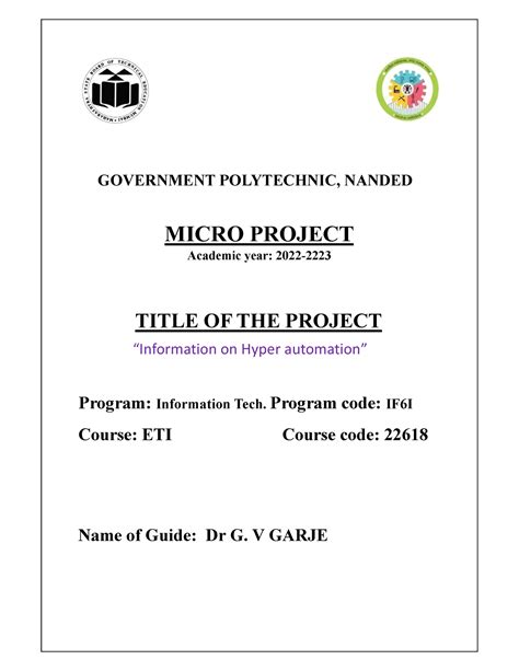 Microproject ETI.pdf - GOVERNMENT POLYTECHNIC …