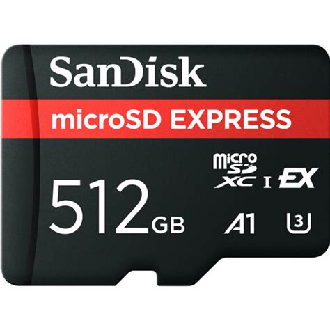 Microsd 512gb.  SanDisk 512GB microSD Express Card microSDXC micro SDXC 512G -...