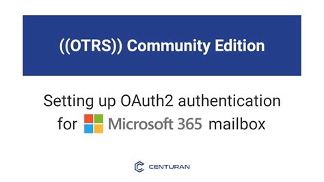 Microsoft 365 moving to OpenId/OAuth2 - Znuny and ((OTRS)) …