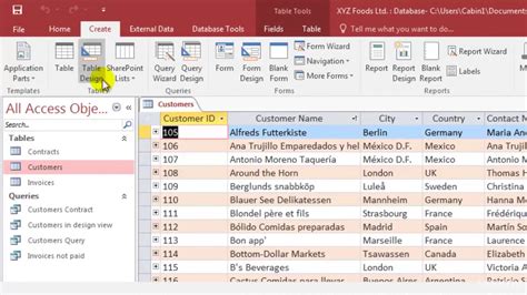Microsoft Access 2016 Tutorial Create data entry forms YouTube