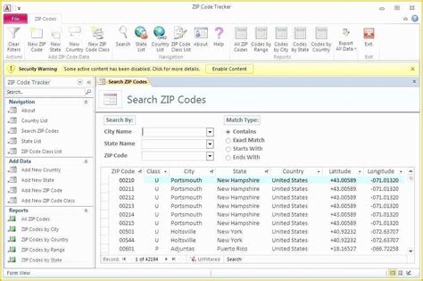 Microsoft Access Church Membership Database Template Template