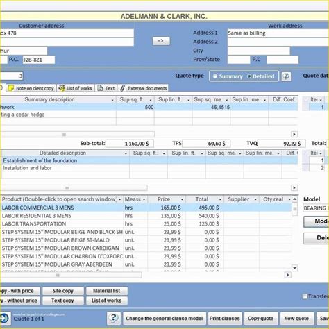 Microsoft Access Invoice Database Template Best Template Collection