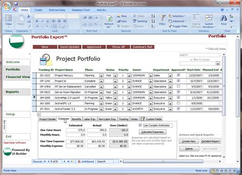 Microsoft Access Projects Template OpenGate Software Inc