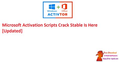 Microsoft Activation Scripts 0.9 Stable Is Here 