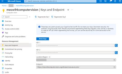 Microsoft Azure Computer Vision Subscription Key  Featured Tags Latest Docker