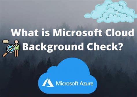 Microsoft Cloud Background Check Azure Lessons