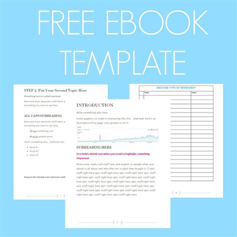 Microsoft Ebook Template