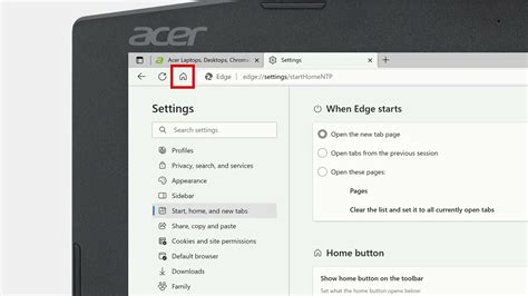 Microsoft Edge - How to Show the Home Button - YouTube
