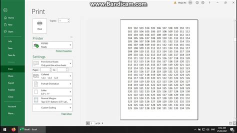 Microsoft Excel Tutorial 008 How to print large excel sheet on one page