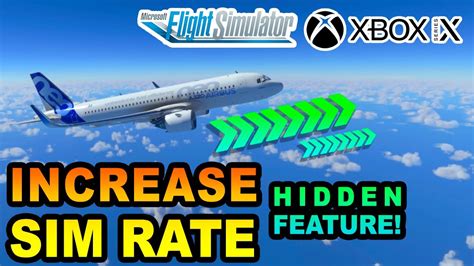 Microsoft Flight Simulator Speed Up SIM Rate (Hidden