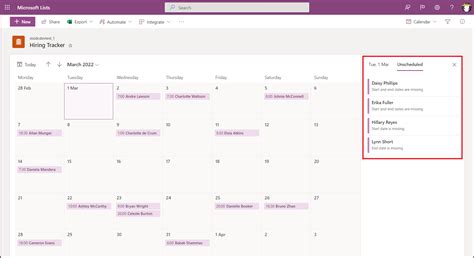 Microsoft Lists Calendar view item drag and drop Ganesh Sanap Blogs