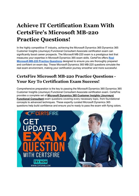 Microsoft MB-220 Free Certification Exam Material ExamTopics