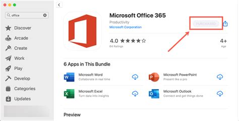 Microsoft Office activation and the Mac App Store