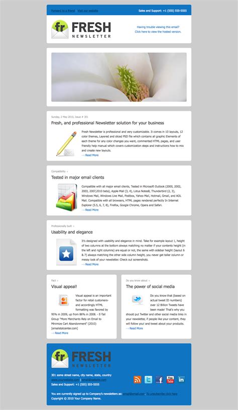 Microsoft Outlook Newsletter Template Database