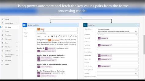 Microsoft Power Automate + AI Builder Automate data entry from scanned