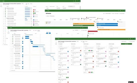 Microsoft Project.