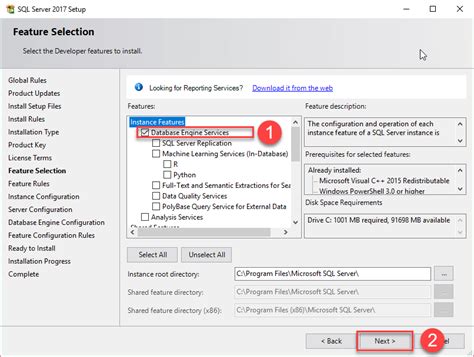 Microsoft SQL Server 2017 Developer Edition 14.0.1000 Screen Views 2