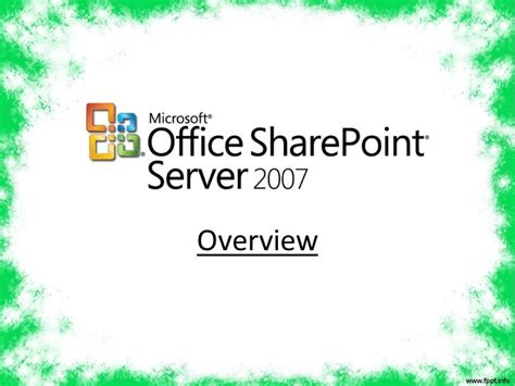 Microsoft SharePoint 2007 Courses