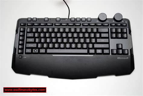 Microsoft Sidewinder X6 Gaming Keyboard.