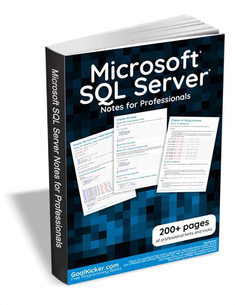 Microsoft Sq l Server Notes for Professionals