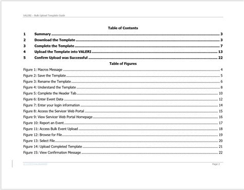 Microsoft Table Of Contents Template Collection