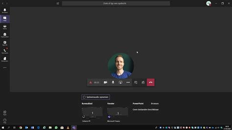 Microsoft Teams: je scherm en geluid van je computer delen
