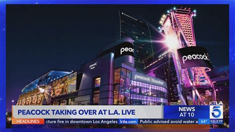 Microsoft Theater, Xbox Plaza at L.A. Live to bear Peacock name
