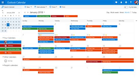 Microsoft Todo Calendar View