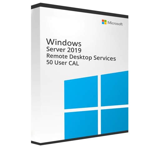 Microsoft Windows Server 2019 Remote Desktop Services (50 User CAL).