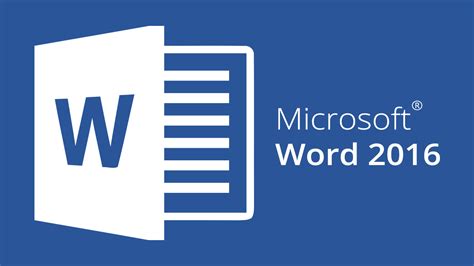 Microsoft Word 2016 software