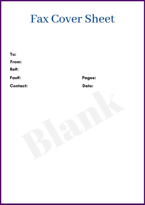 Microsoft Word Fax Template Cover Sheet