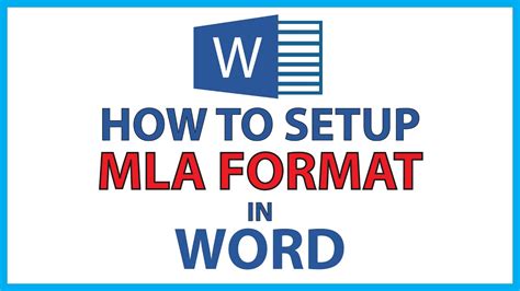 Microsoft Word How To Set Up MLA Format YouTube