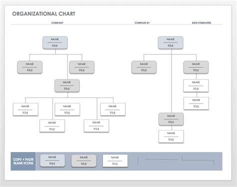 Microsoft Word Organizational Chart Template Collection