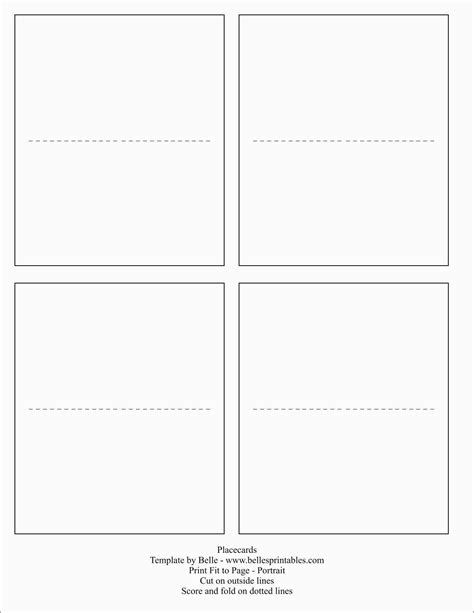Microsoft Word Table Tent Template Tutlin.psstech.co Free Printable