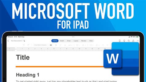 Microsoft Word on iPad Complete Tutorial & Features Guide YouTube