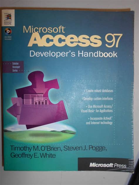 Microsoft access 97 developers handbook with cdrom solution developer series. - La formazione e la valutazione dell'alunno. per i docenti della scuola media..