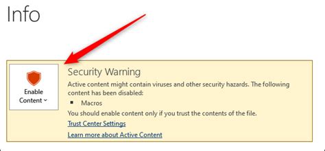 Microsoft access security warning enable content.  BleepingComputer is a p...