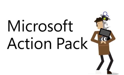 Microsoft action pack. With an Action Pack, your business gains: Microsoft product licenses to help build and grow your services and solutions. Five technical advisory hours for personalized guidance and assistance from Microsoft technical consultants. Ten product support incidents to resolve customers’ technical issues with on-premises products. 