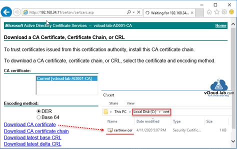 Microsoft ca certificate chain.  This is an instance of a three-certificate...