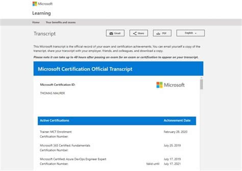 Microsoft certification transcript login.  Jun 28, 2025 · Getting your Micro...