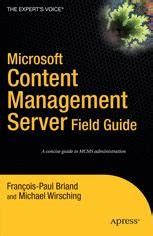 Microsoft content management server field guide by michael wirsching. - Elements of rite a handbook of liturgical style.