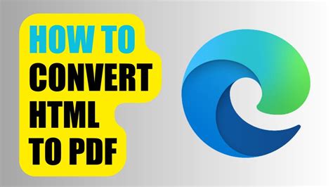 Microsoft edge html to pdf. Transform any webpage into multiple formats...