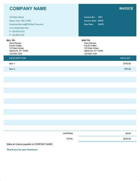 Microsoft excel bill format plmluxe