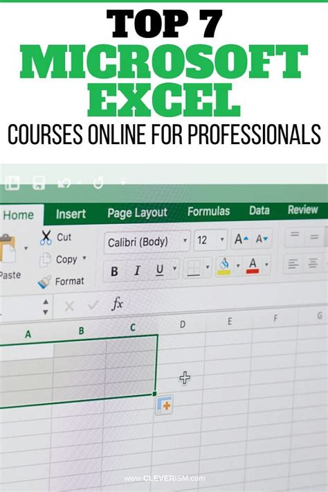 Microsoft excel courses.  Includes 26 lessons (12+ hours of videos) Online...