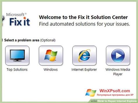 Microsoft fix it xp download