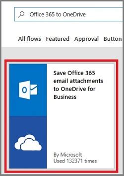 Microsoft flow save email attachment to onedrive.  If the attachment is clos...