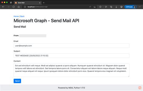 Microsoft graph api send email with attachment python.  This technique allows automated handling...